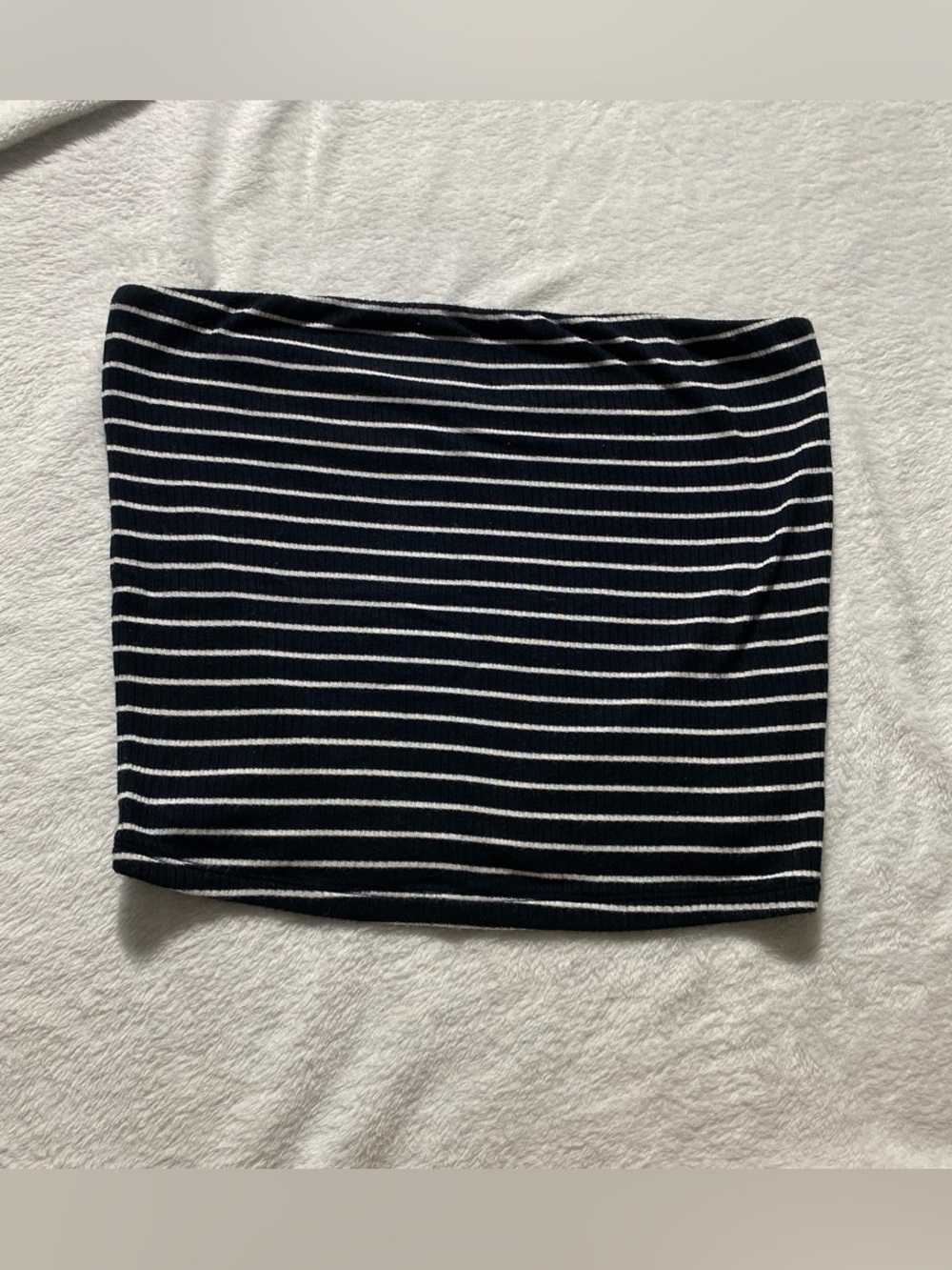 American Eagle Outfitters Black and White Striped tube top
